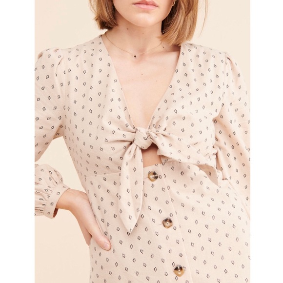 NWOT Anthropologie English Factory Midi Dress - Picture 3 of 4